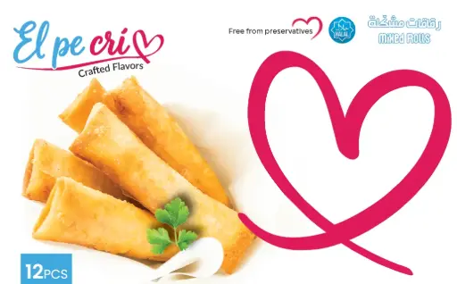 [رقاقات مشكلة(3جبنة, 3خضرة, 3فاهيتا دجاج, 3 سجق)] MIX ROLLS(3 Cheese Rolls+3 Spring rolls+3 Sujuk Rolls+3 Fahita rolls) 